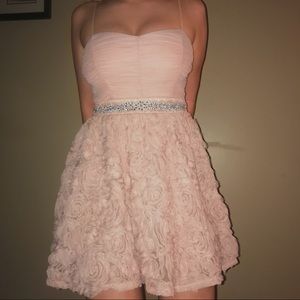 Pink Rose Cocktail Dress